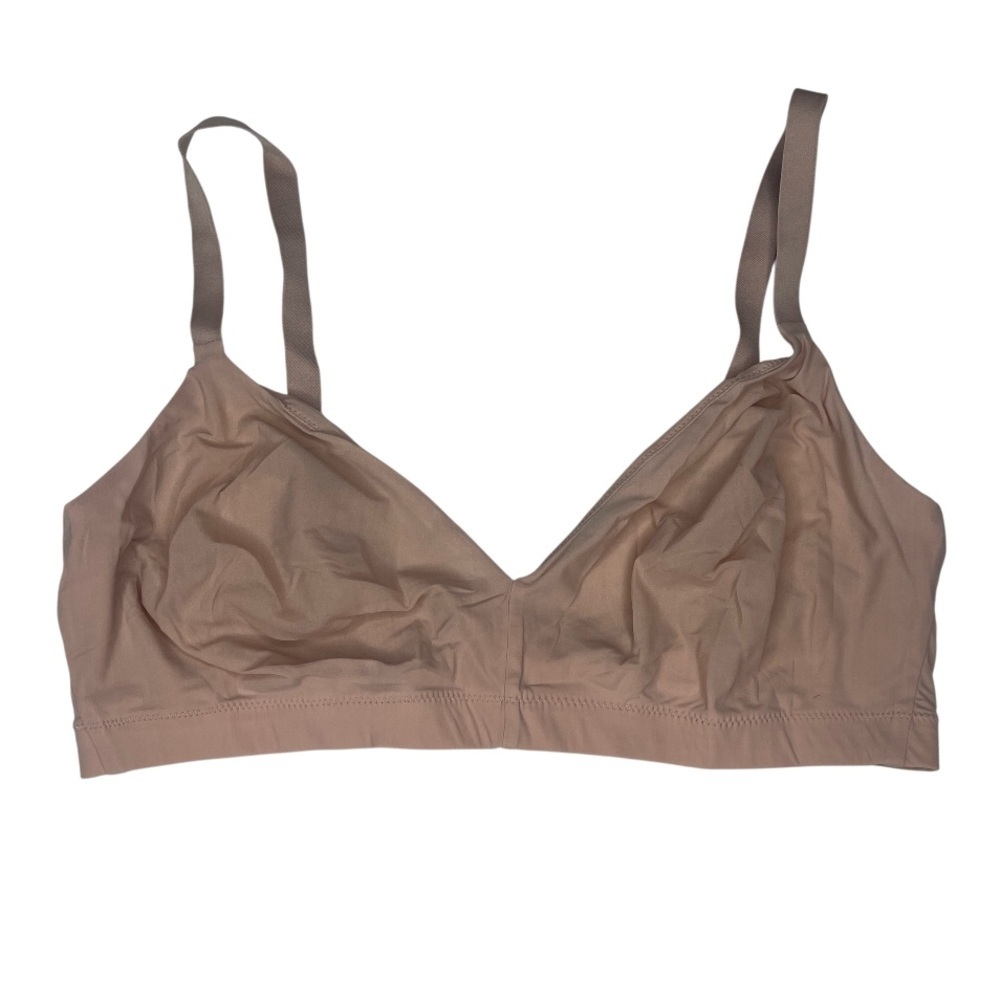 HANRO | Beige Wireless Triangle Soft Cup Bra | 36B/36C | EU 80C